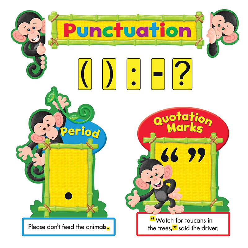 Monkey Mischief Punctuation Bb Set