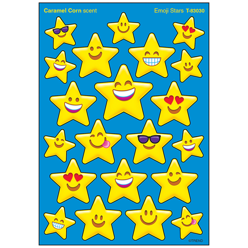 Emoji Stars Stinky Stickers Mixed