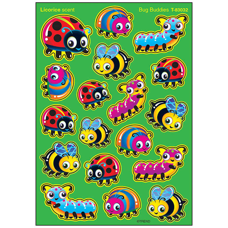 (6 Pk) Bug Buddies Stinky Stickers