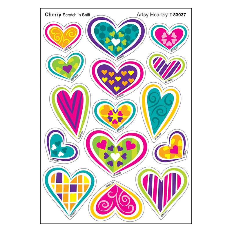 Artsy Heartsy/Cherry Shapes Stinky
