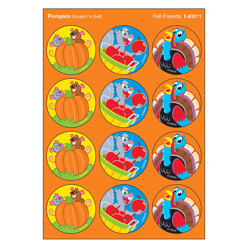 Fall Friends/Pumpkn Stinky Stickers
