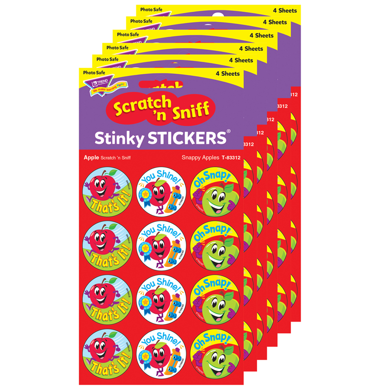 (6 Pk) Snappy Apples/Apple Stinky