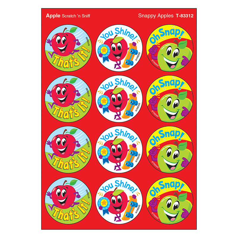 Snappy Apples/Apple Stinky Stickers