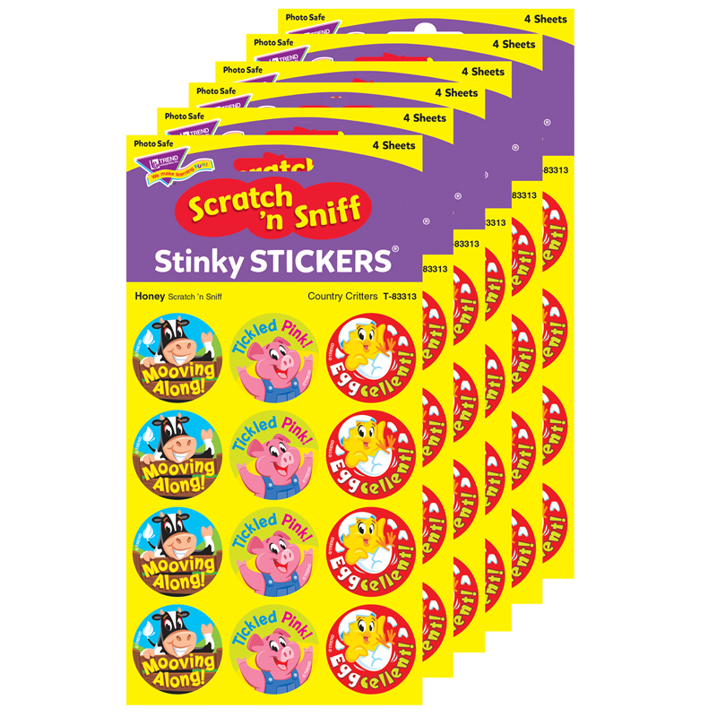 (6 Pk) Country Critters/Honey