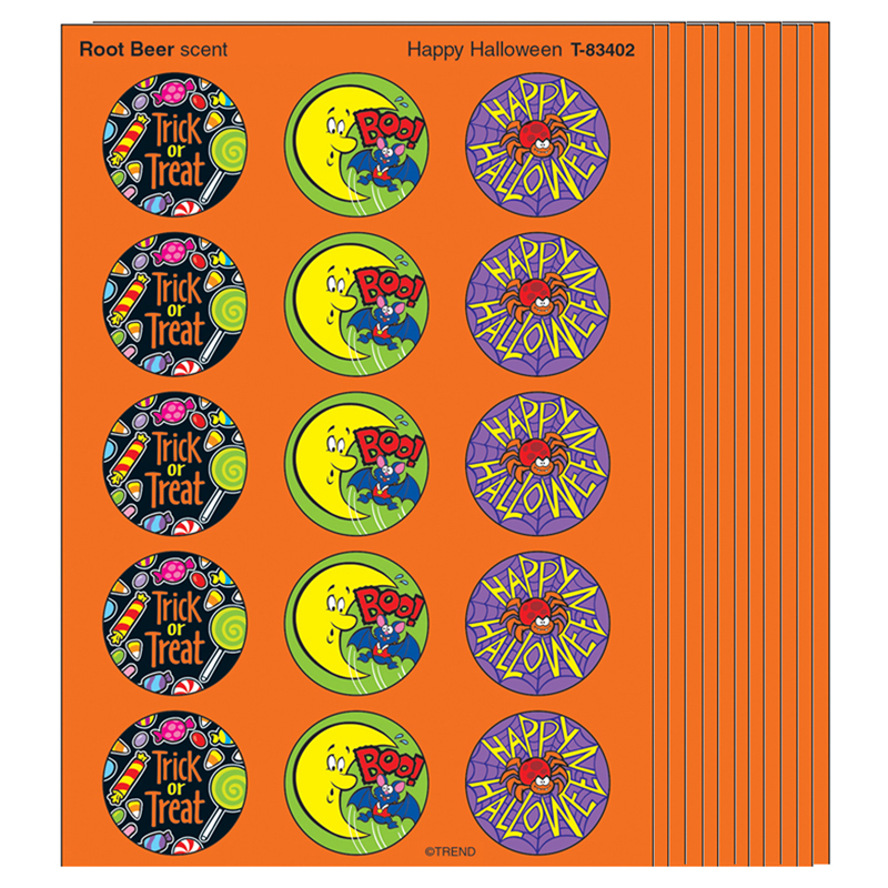 (12 Pk) Stinky Stickers Happy