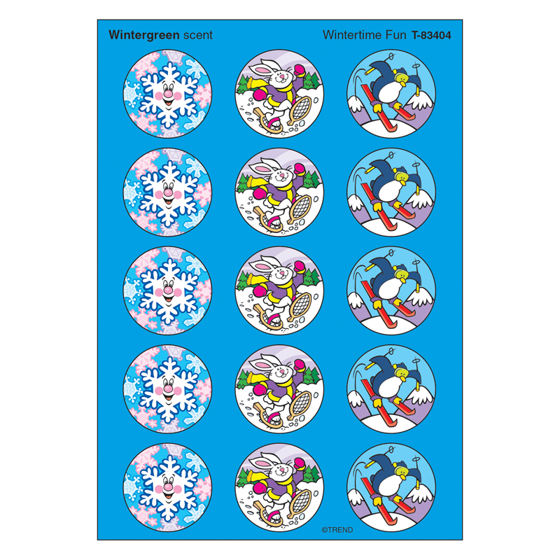 Stinky Stickers Wintertime Fun 60pk