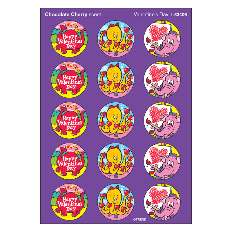 (12 Pk) Stinky Stickers Valentines