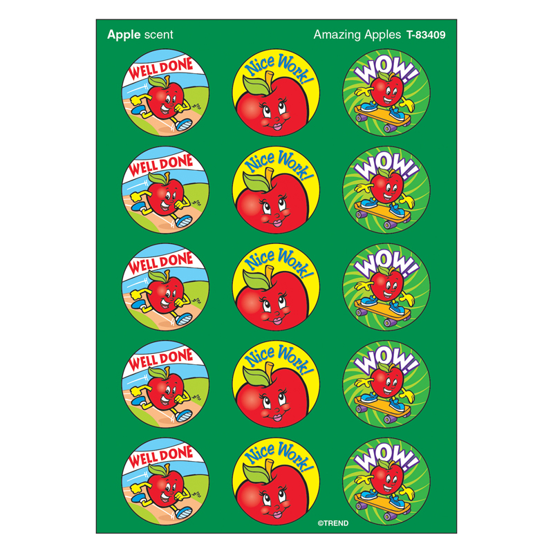 (12 Pk) Stinky Stickers Amazing