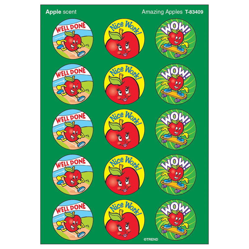 Stinky Stickers Amazing Apples 60pk