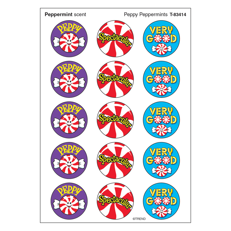 (12 Pk) Stinky Stickers Peppy
