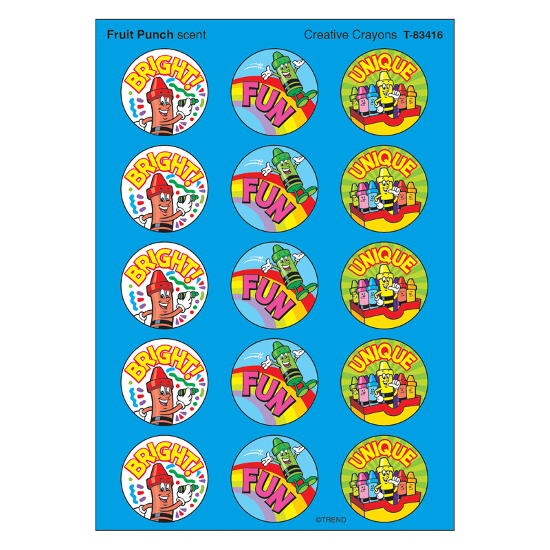 (12 Pk) Stinky Stickers Creative