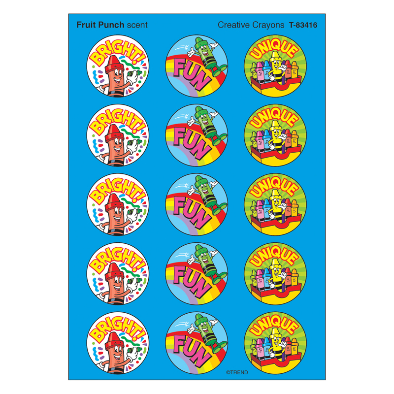 (12 Pk) Stinky Stickers Creative