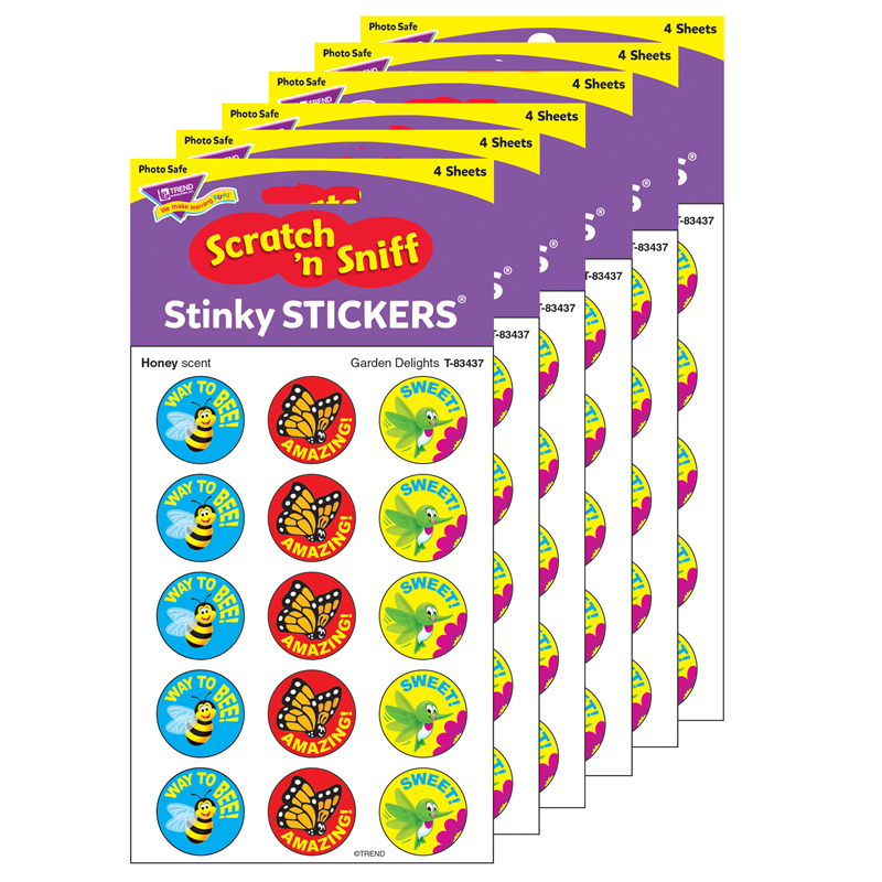(6 Pk) Garden Delight Stinky Stckrs