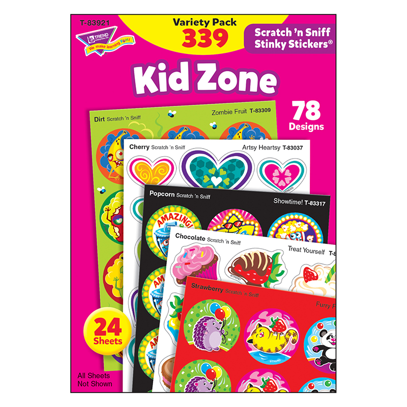 Kid Zone Stinky Stickers