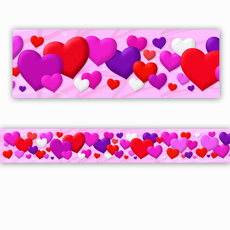 (6 Pk) Bolder Border Hearts