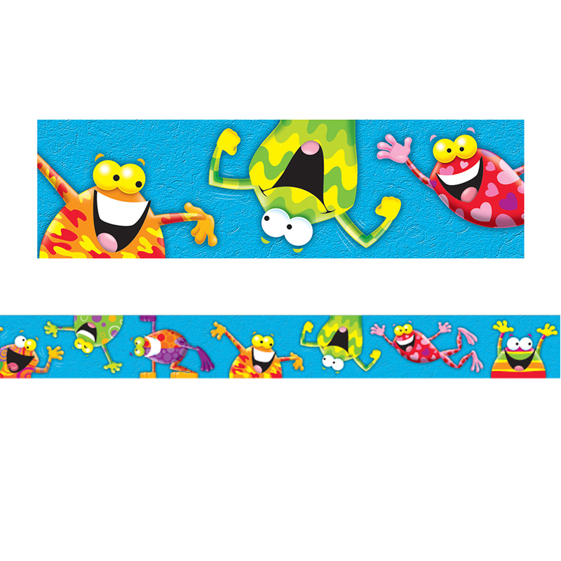 (6 Pk) Frog Tastic Borders Straight