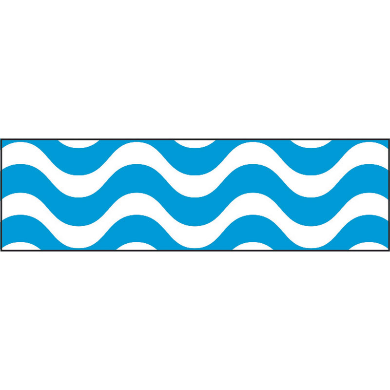 Wavy Blue Bolder Borders