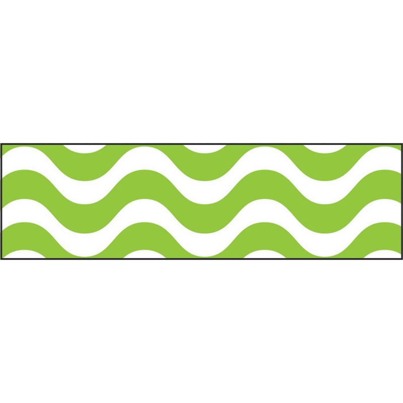 Wavy Lime Bolder Borders