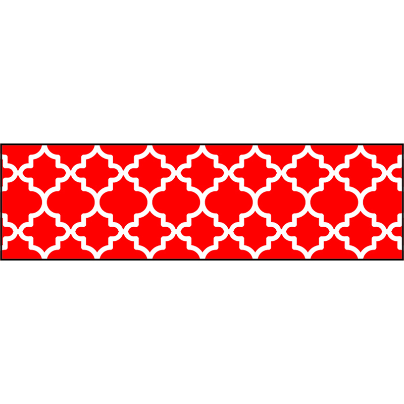 Moroccan Red Bolder Borders