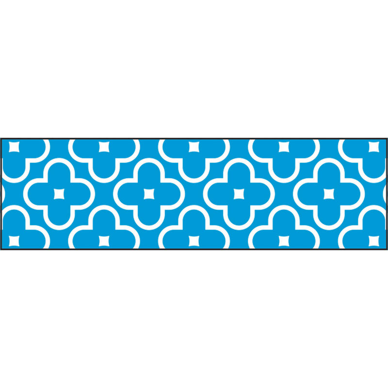 (6 Pk) Floral Blue Bolder Borders