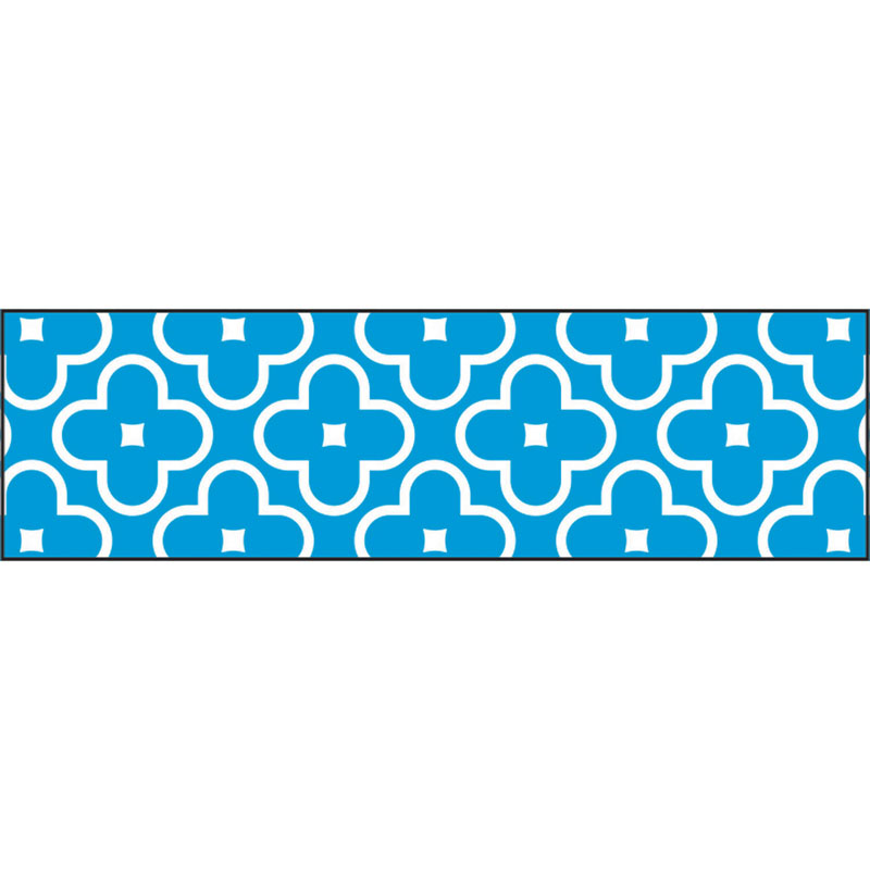 Floral Blue Bolder Borders
