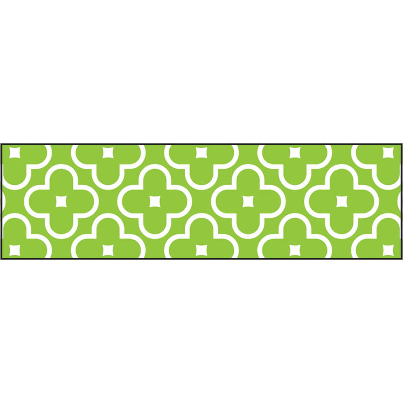 (6 Pk) Floral Lime Bolder Borders