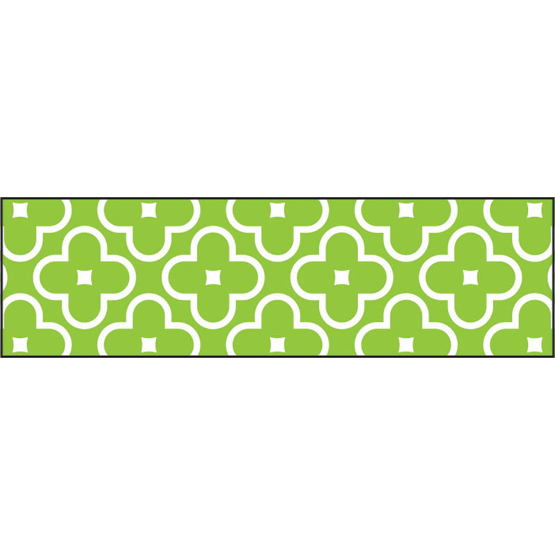 Floral Lime Bolder Borders