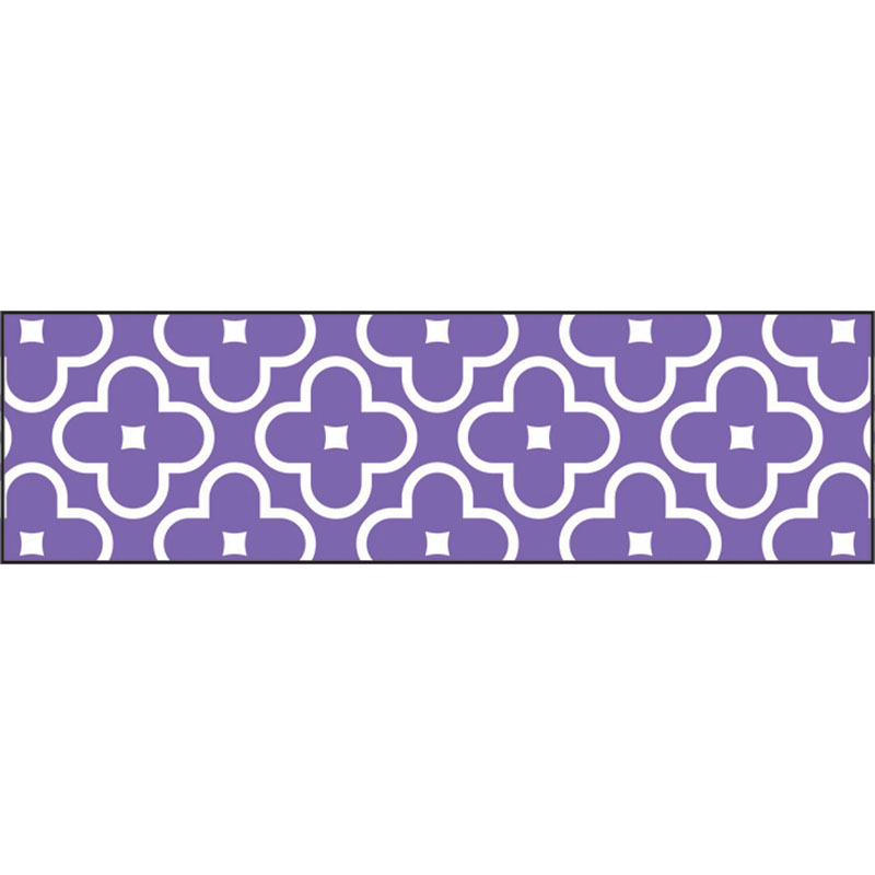 (6 Pk) Floral Purple Bolder Borders