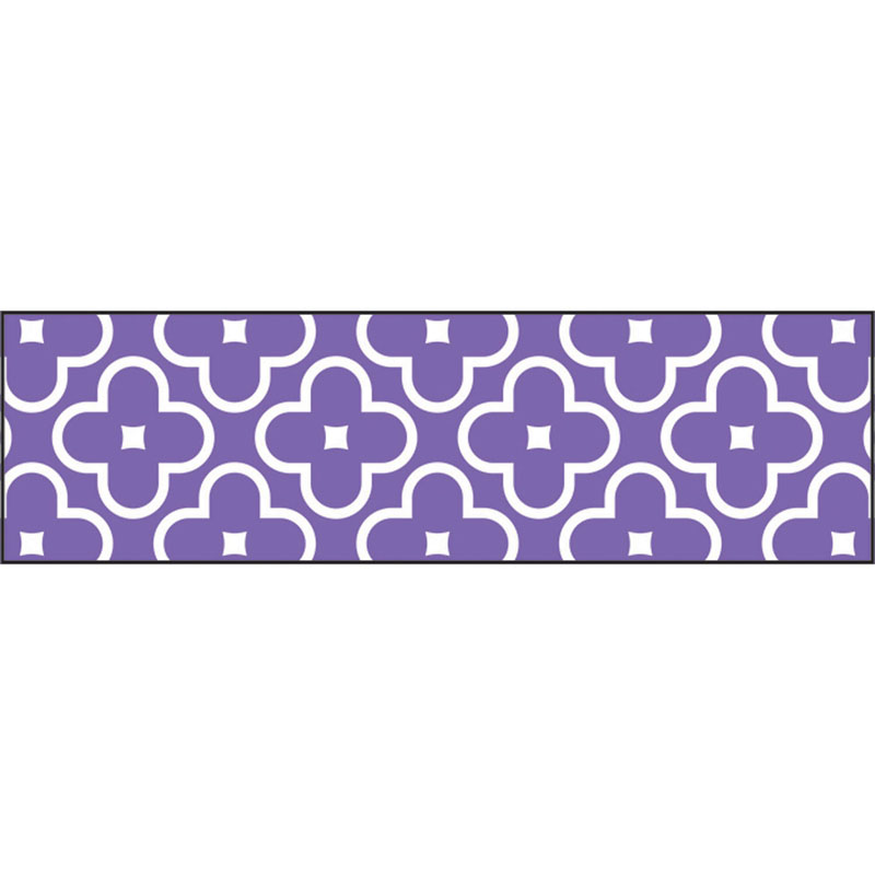 Floral Purple Bolder Borders
