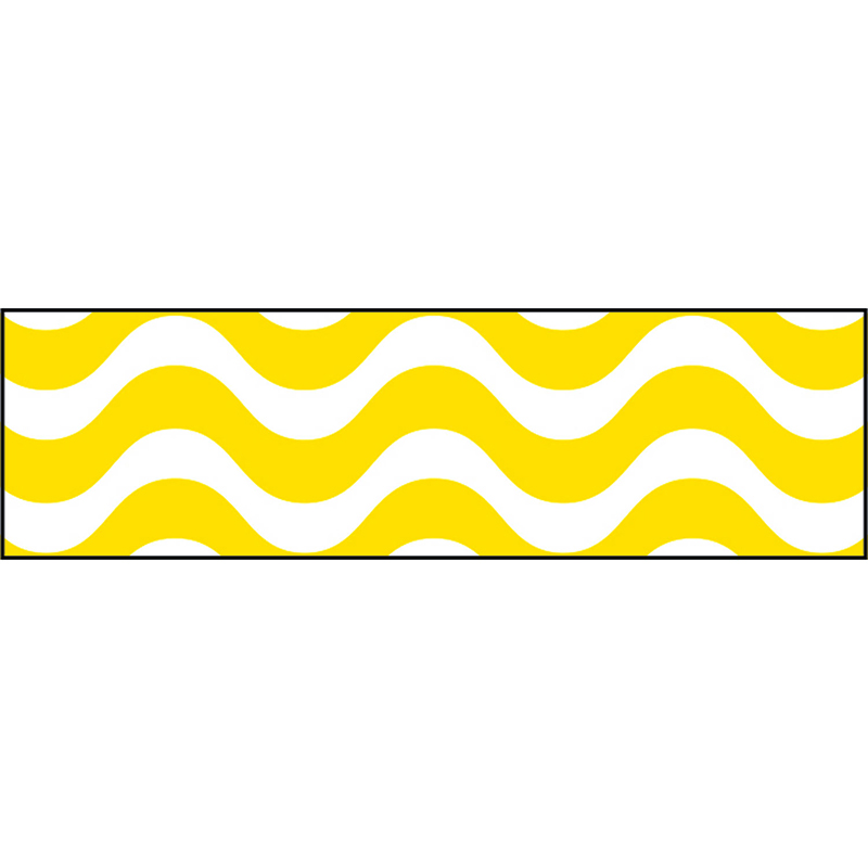 Wavy Yellow Bolder Borders