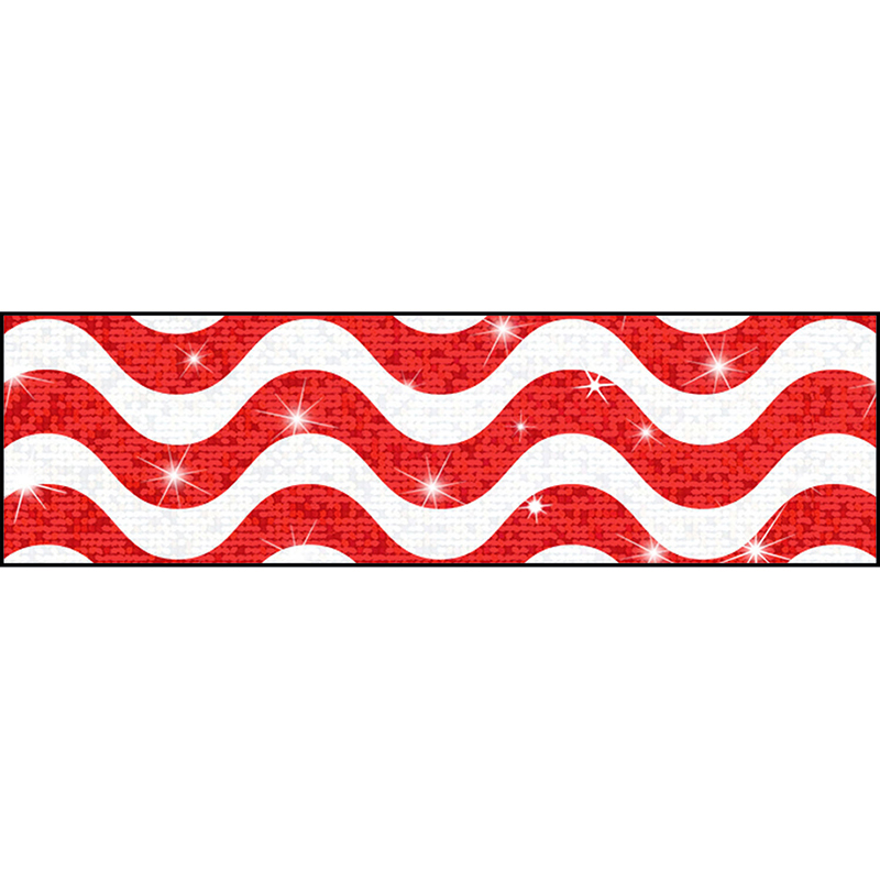 Wavy Red Sparkle Plus Bolder
