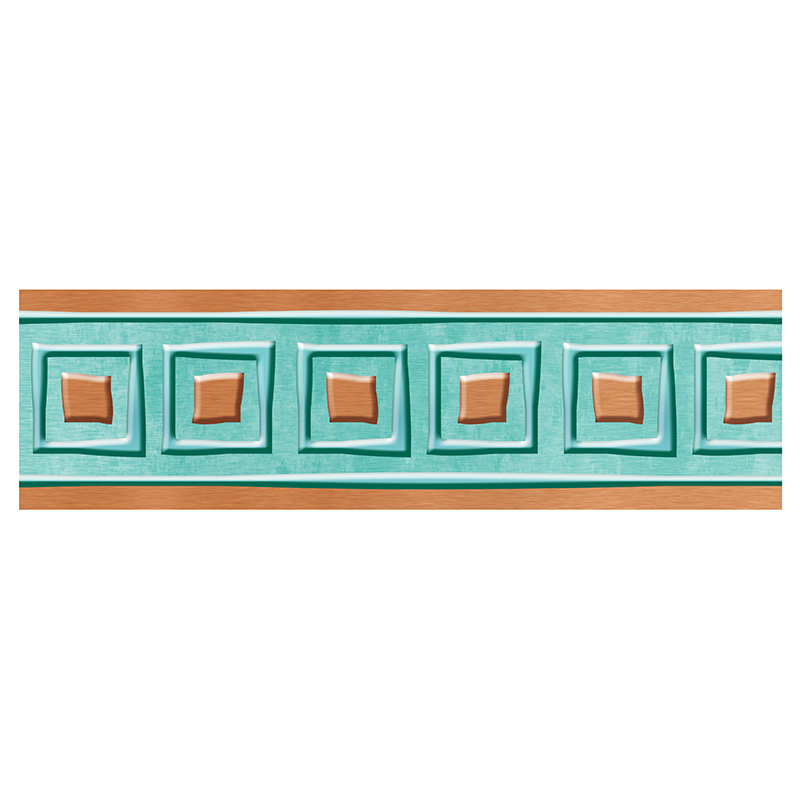 Copper Squares Bolder Borders
