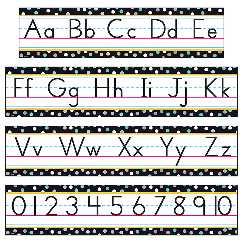 (3 St) Alphabet Mini Bulletin