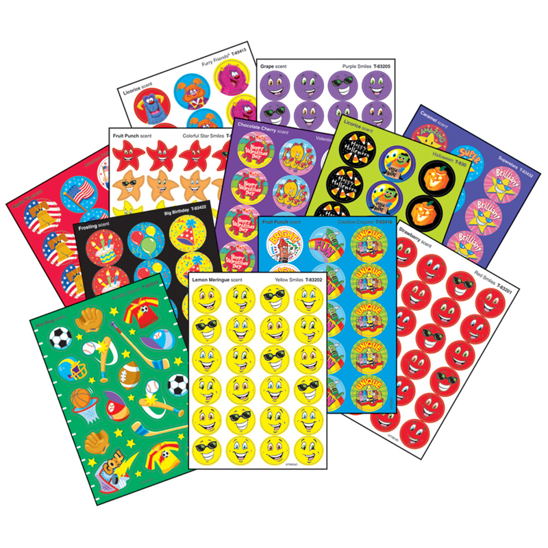 Super Assortment Sticker Pk 1000/Pk