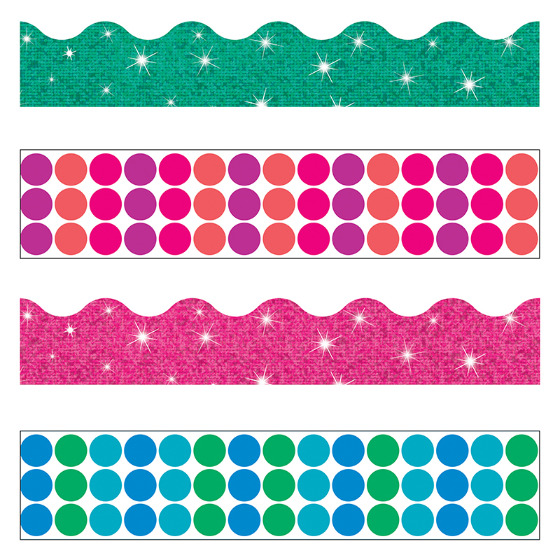 Dots N Glitz Border Variety Pack