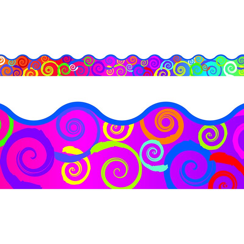(12 Pk) Rainbow Swirls Terrific