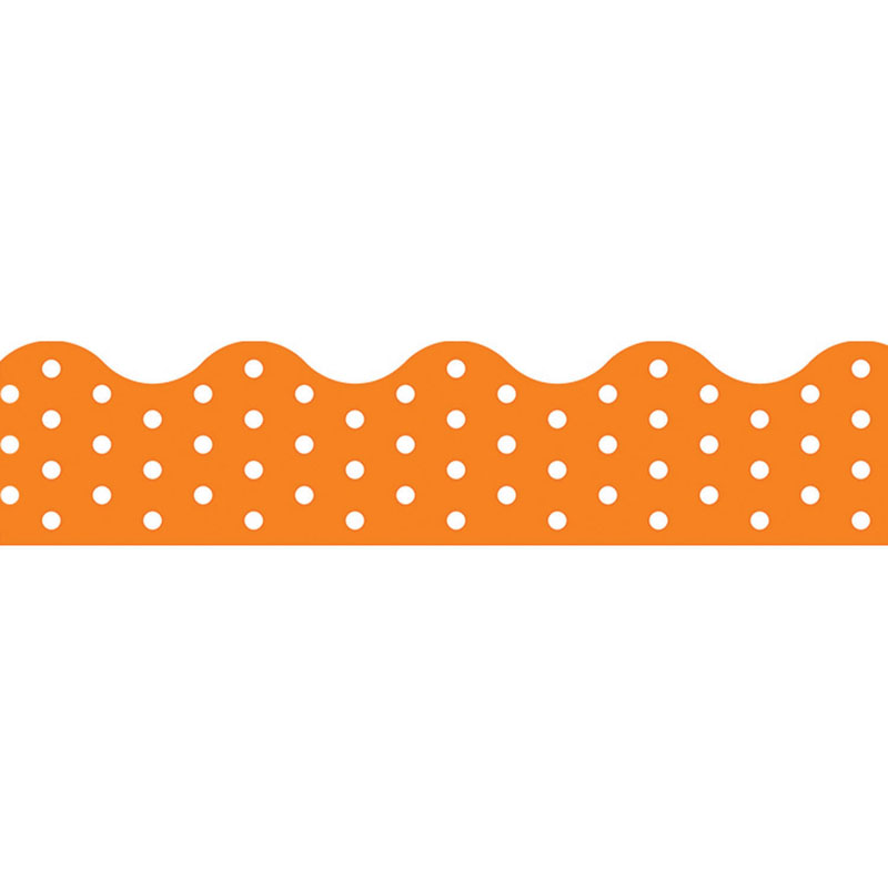 Polka Dots Orange Terrific Trimmers