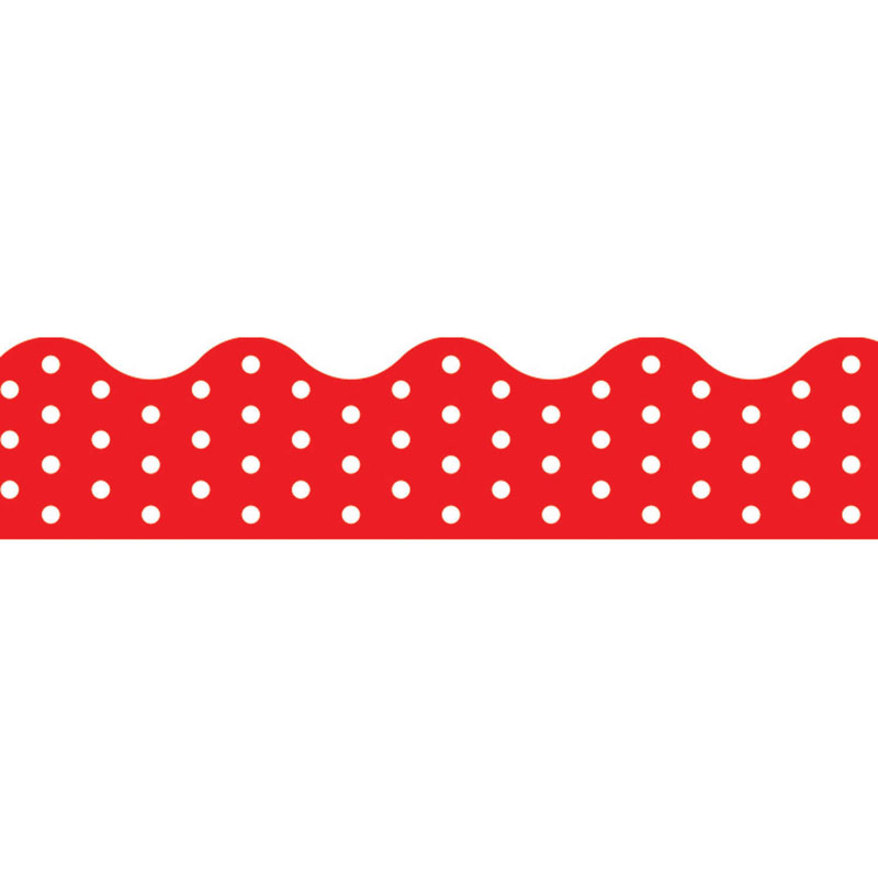 (12 Pk) Polka Dots Red Terrific