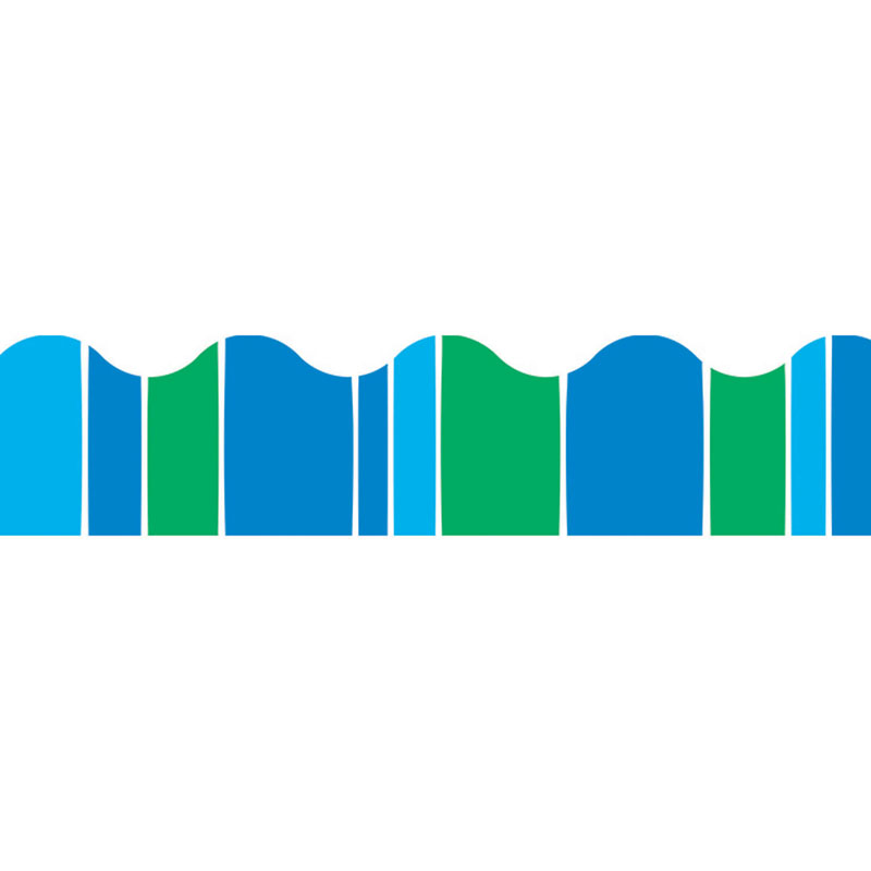 Stripe-Tacular Cool Blue Terrific