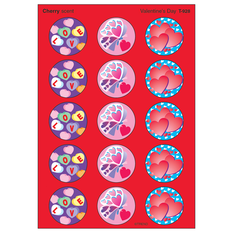 Stinky Stickers Valentines Day 60pk