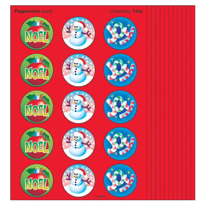 (12 Pk) Stinky Stickers Christmas