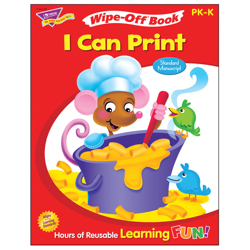 I Can Print 28pg Wipe-Off Book