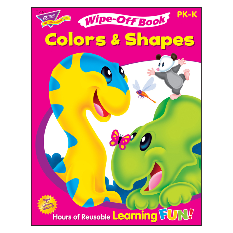 Colors & Shapes 28pg Wipe-Off