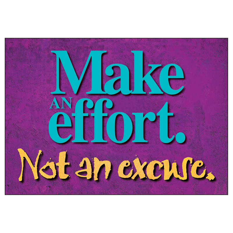 Poster Make An Effort 13 X 19 Large