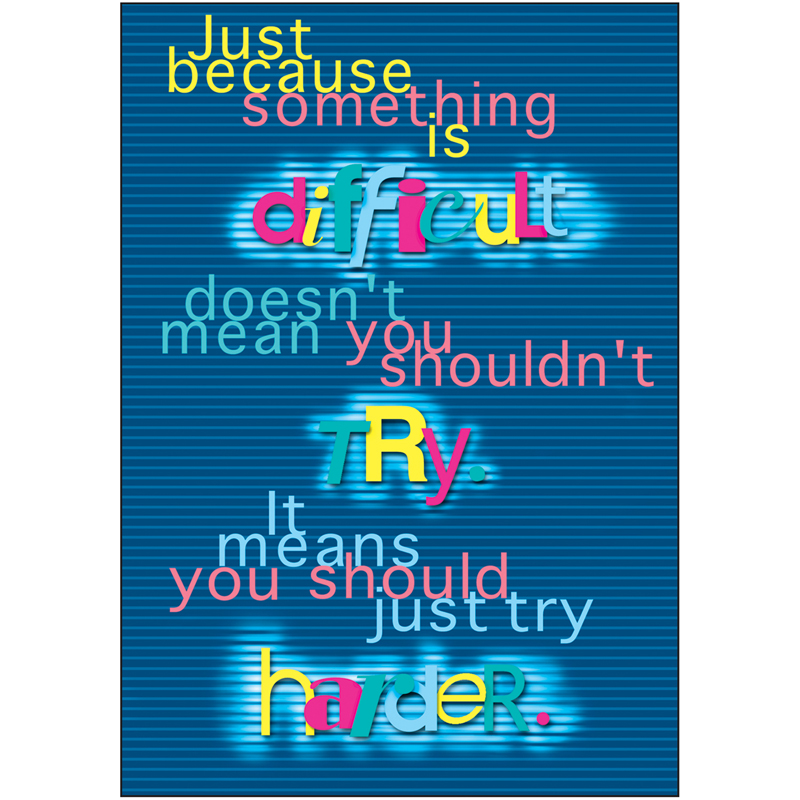Poster Just Because Something Is