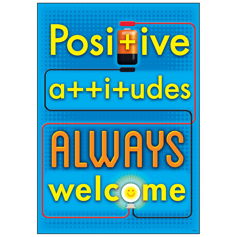 Positive Attitudes Always Poster