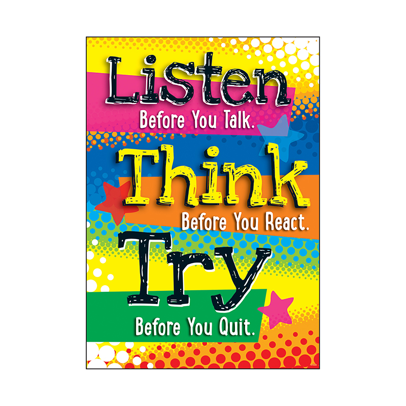 Listen Before You Talk Poster