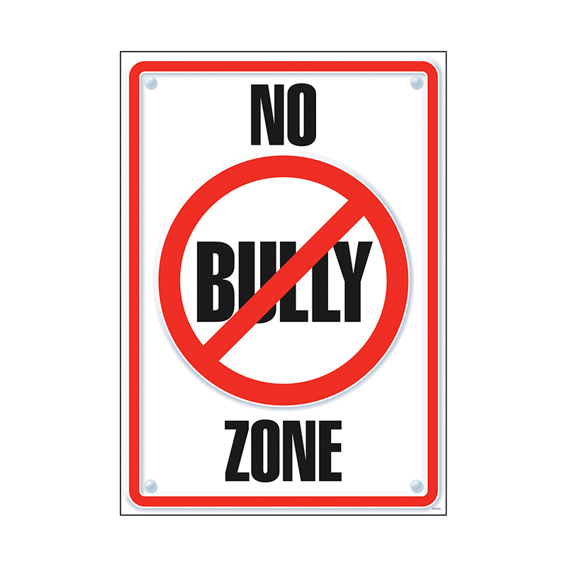 Poster No Bully Zone 13 X 19