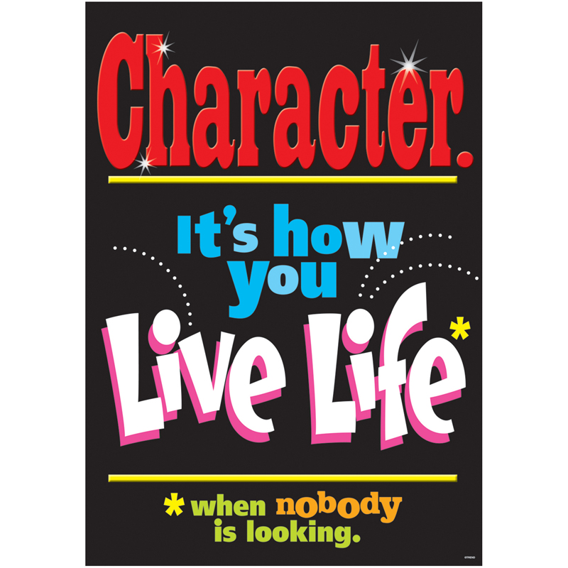 Poster Character Its How You Live