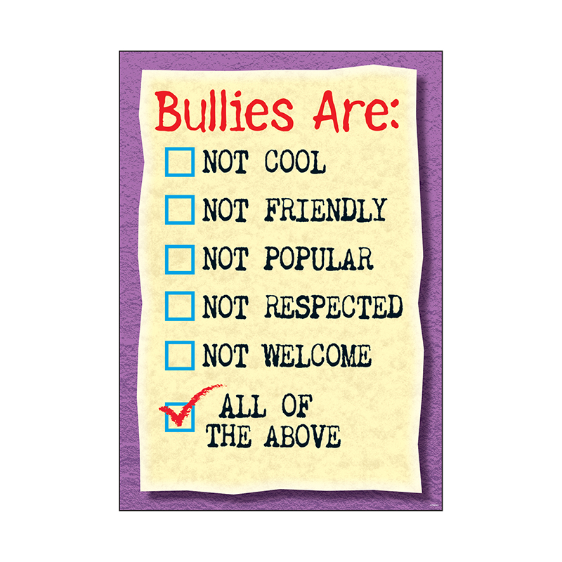 Poster Bullies Are Not Cool Not
